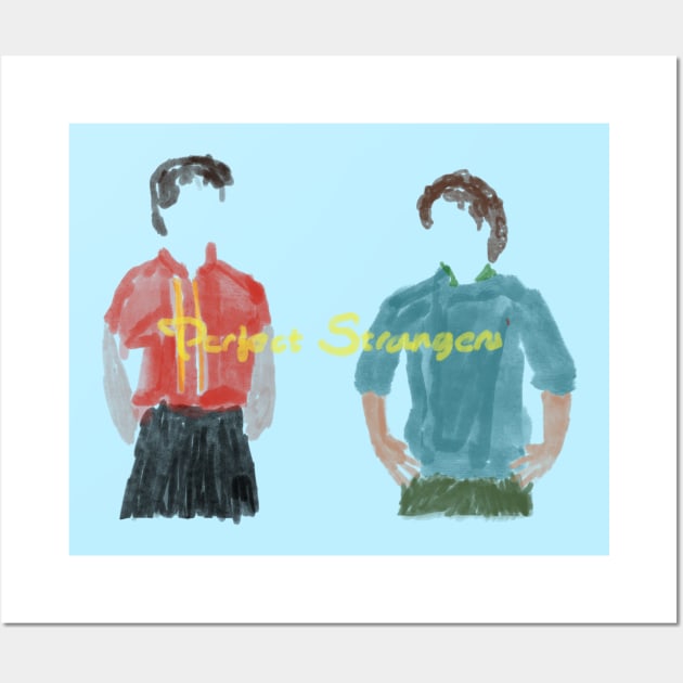 Perfect Strangers Classic Logo Wall Art by CaptainOceanSkydive